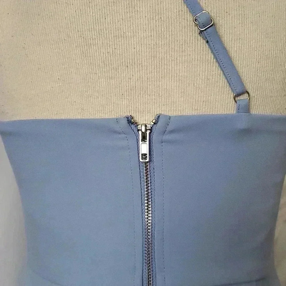 💥F21 one shoulder blue dress - Picture 7 of 12